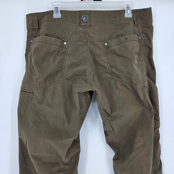 Kuhl Pants Mens Sz 36 x 36 Cargo Utility Hiking Outdoors Dark Olive Gray - Picture 5 of 14